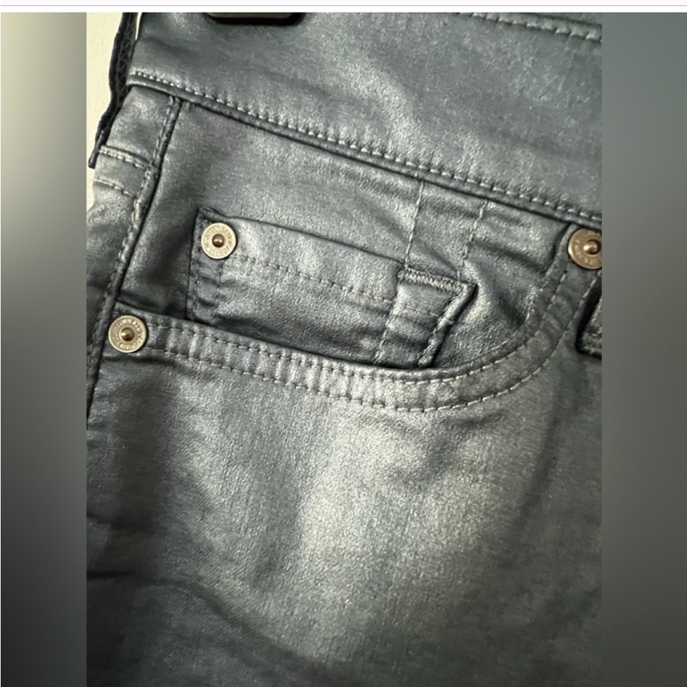 7 For All Mankind Metallic
Coated Skinny Shimmer
Jeans Sz 28 - Picture 7 of 15